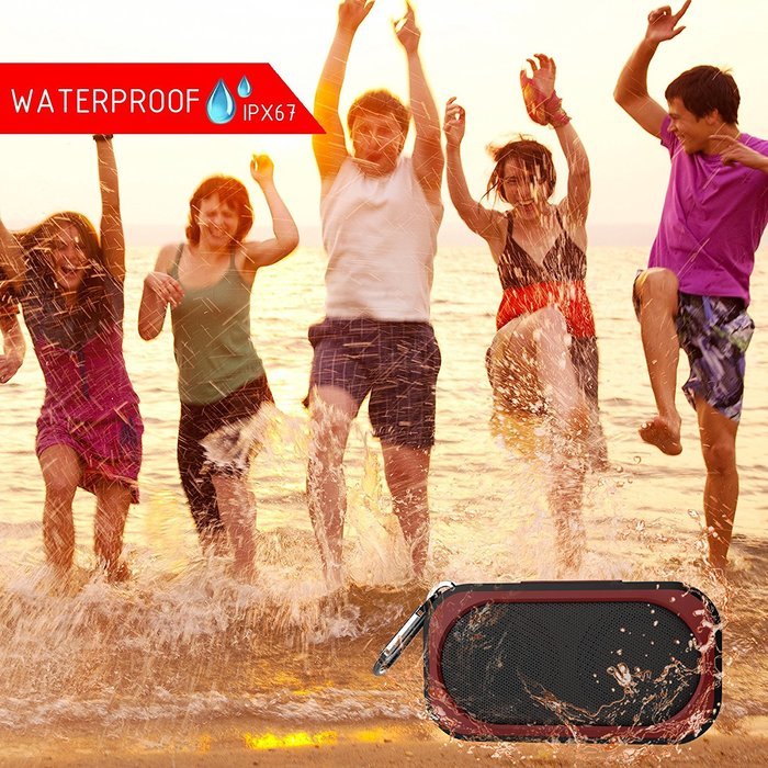 Bluetooth Speakers - Wireless, Waterproof and Portable for Outdoor, Indoor and use in Shower - Weatherproof, built... N12