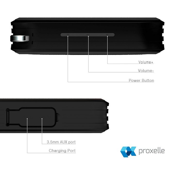 Bluetooth Speakers - Wireless, Waterproof and Portable for Outdoor, Indoor and use in Shower - Weatherproof, built... N31