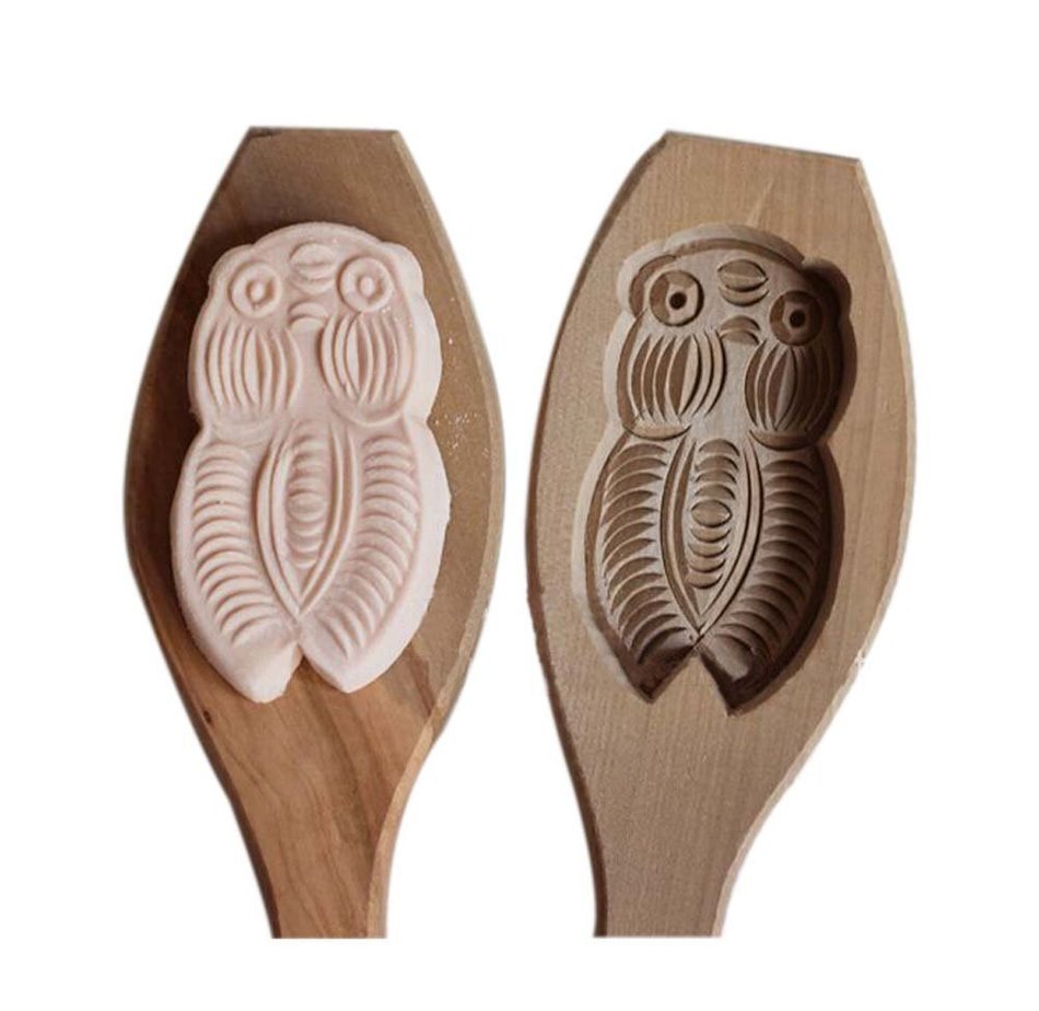 Dessert Baking Molds/Wooden Carving Baking Molds, Cicadas(7.5*4*1cm)