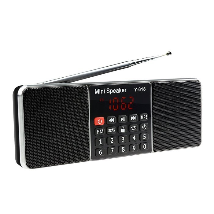LEFON Multifunctional Bluetooth Dual Channel Digital AM / FM Radio Media Speaker MP3 Music Player Support TF Card... N50