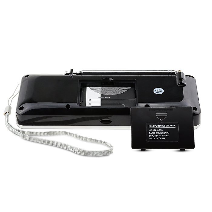 LEFON Multifunctional Bluetooth Dual Channel Digital AM / FM Radio Media Speaker MP3 Music Player Support TF Card... N53