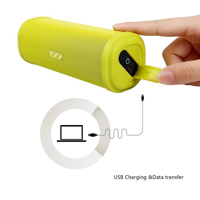 MIFA F5 Bluetooth Wireless Speaker - Yellow N3