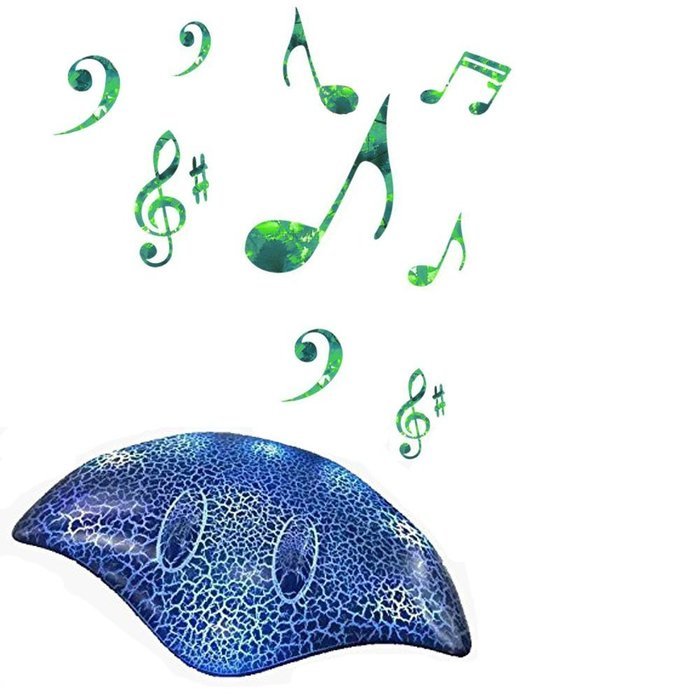 Dynamic LED Lights Nightlight Wireless Portable Bluetooth Stingray Fish/Shark-shape Speaker Support TF Card for...