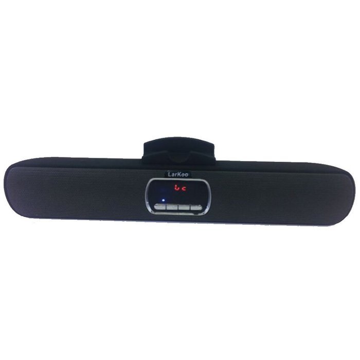 LarKoo Ultra Portable Wireles Rechargeable Handsfree Bracket LCD Bluetooth Speaker Stereo Syste Stand for Smartphones... N19