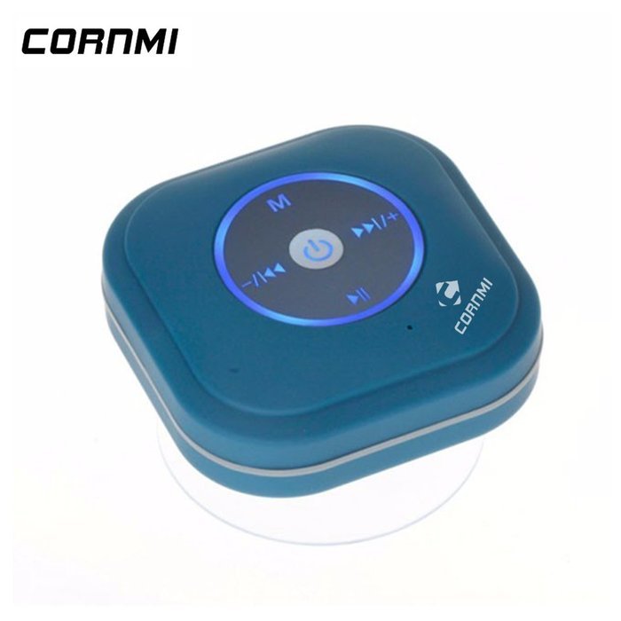 CORNMI EBS-52 FM RADIO Water Resistant Bluetooth Wireless Shower Speaker Hands-Free Portable Speakerphone Built-in... N8