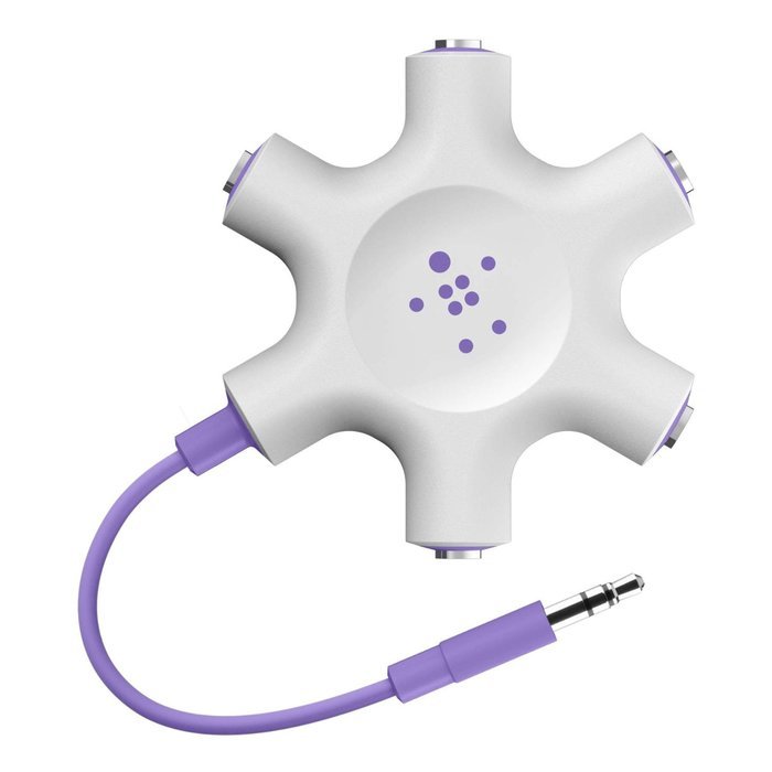 Belkin Rockstar Multi Headphone Splitter (Light Green) N6