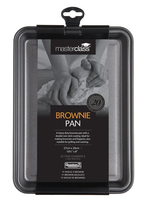 27cm x 20cm x 3cm Master Class Non-stick Brownie Pan N2
