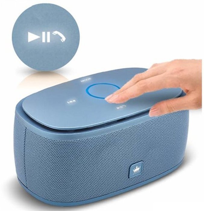 KinGone K5 Bluetooth Speaker with TF Car MP3 Player and Handsfree - 360-degree and Both of Top & Bottom Surround... N22