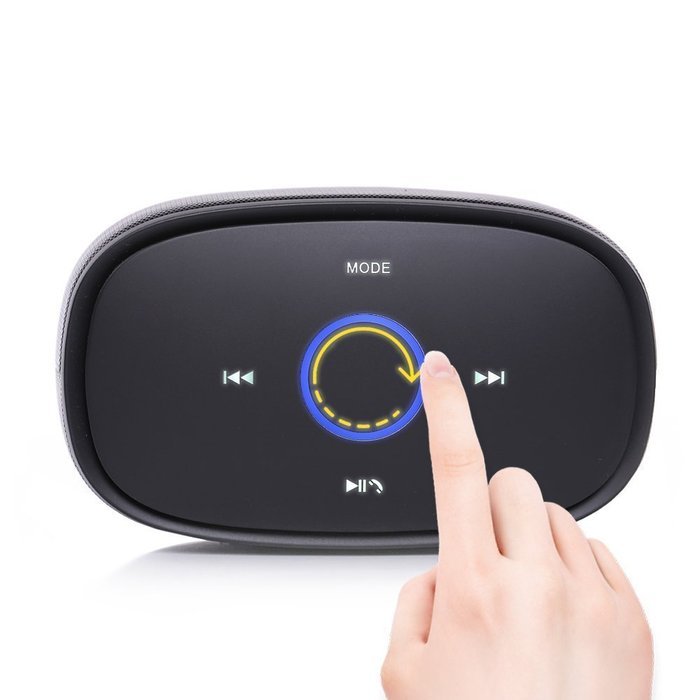 KinGone K5 Bluetooth Speaker with TF Car MP3 Player and Handsfree - 360-degree and Both of Top & Bottom Surround... N24
