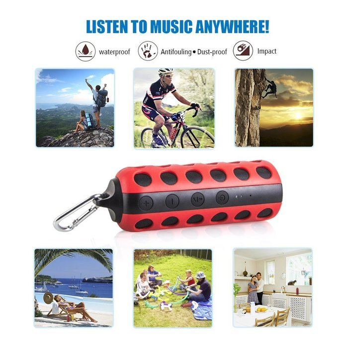 UPPEL Portable Wireless Bluetooth Speaker Outdoor with Shockproof, Splashproof, Water-Resistant , Bluetooth 4.0... N4