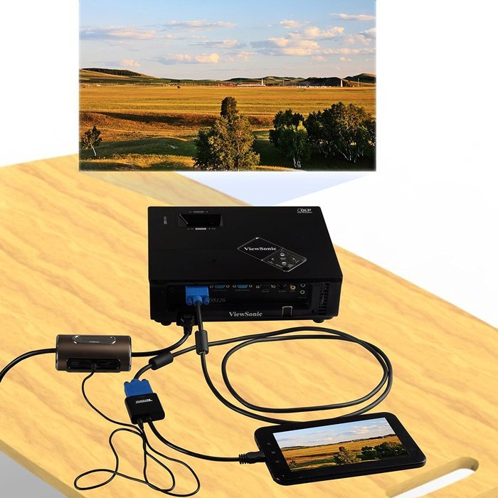 Tendak Gold-Plated Active HD 1080P HDMI to VGA Converter Adapter Dongle with 3.5mm Audio for Laptop PC Projector... N21