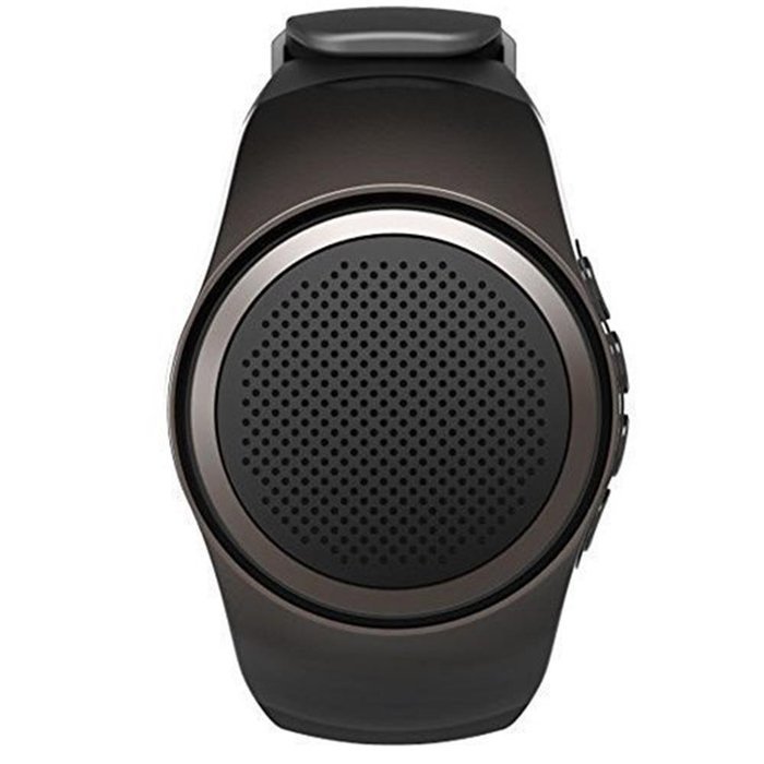 HONGYU Wireless Outdoor Sport Portable Bluetooth Watch Speaker with FM Radio,Support Micro Memory Card and Remote...