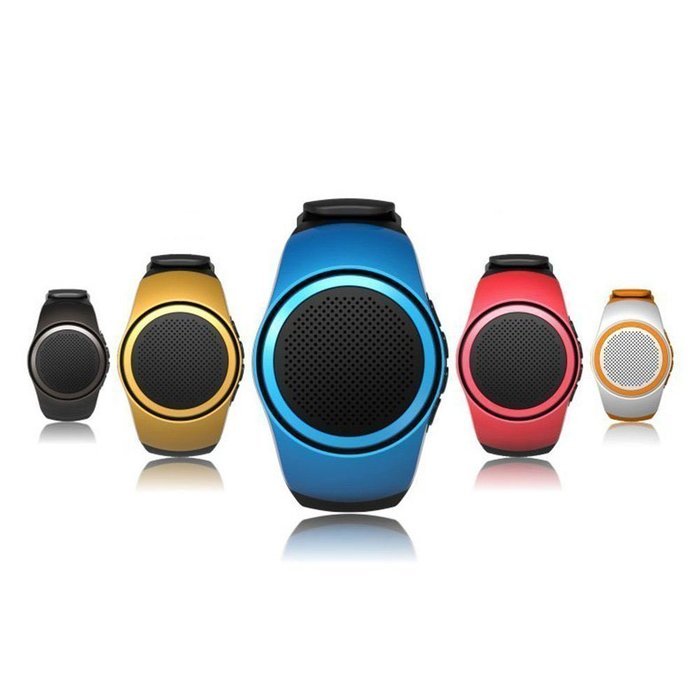 HONGYU Wireless Outdoor Sport Portable Bluetooth Watch Speaker with FM Radio,Support Micro Memory Card and Remote... N16