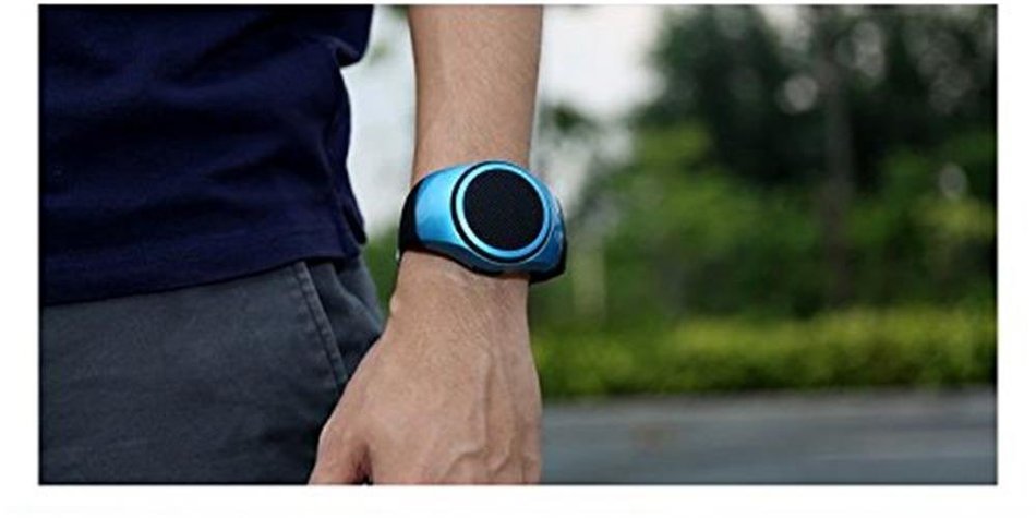 HONGYU Wireless Outdoor Sport Portable Bluetooth Watch Speaker with FM Radio,Support Micro Memory Card and Remote... N18