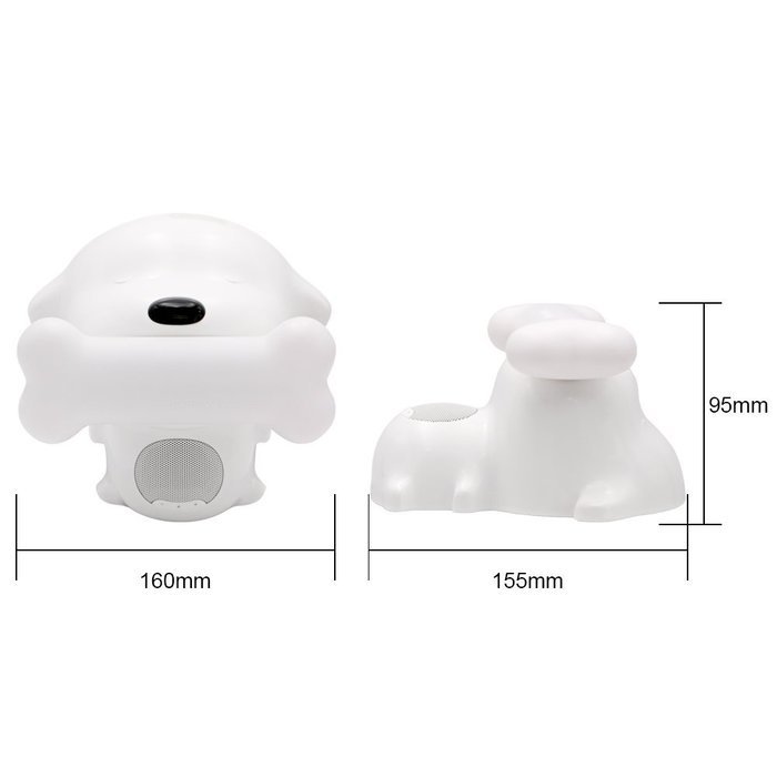 Tecomax Smart Home Smart Speaker Light Bluetooth Sync Cartoon Bulbs 1200mAh USB fast Charge Make for Android and... N7