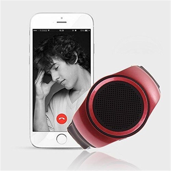 HONGYU Wireless Outdoor Sport Portable Bluetooth Watch Speaker with FM Radio,Support Micro Memory Card and Remote... N26