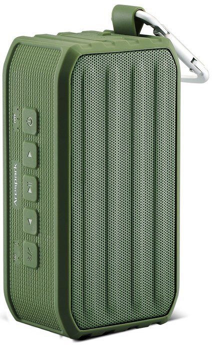 Arespark Outdoor Bluetooth 4.0 Speaker with 12 Hours Playtime, 7W Dual Stereo Bass Radiator, IPX4 Waterproof,... N16