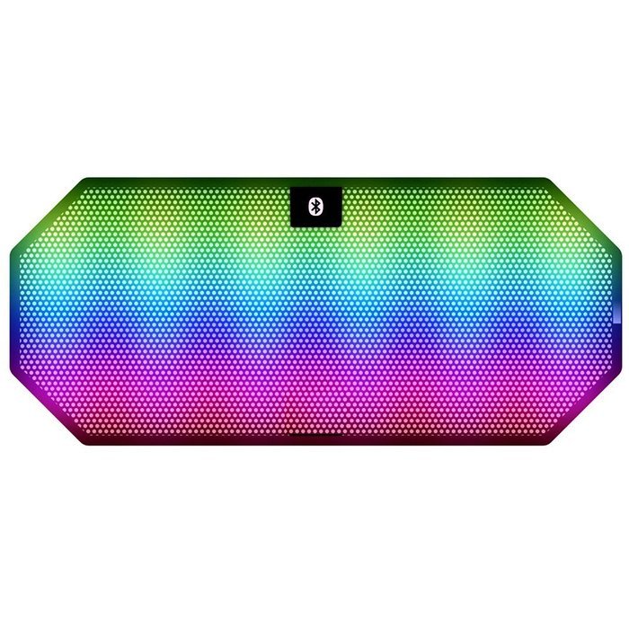 Bluetooth Speakers,Ecandy Portable Wireless Stereo Speaker with LED Lights, Build-in Microphone Support Hands-free... N2