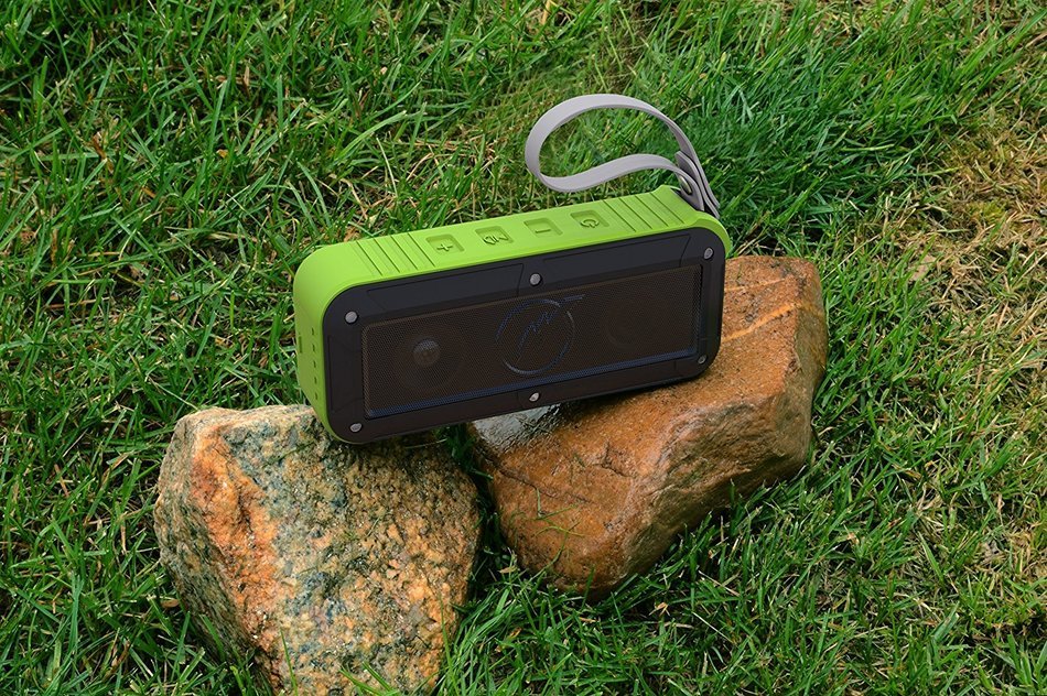 8 Hour Dual Bluetooth Speaker with Shockproof and Waterproof Protection - Bluetooth Speaker Waterproof Speaker... N2