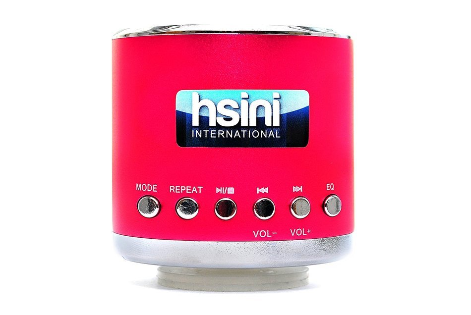 hsini Portable Mini Music SD USB Speaker for PC Mobile Phone MP3 Player - Retail Packaging - Blue N3