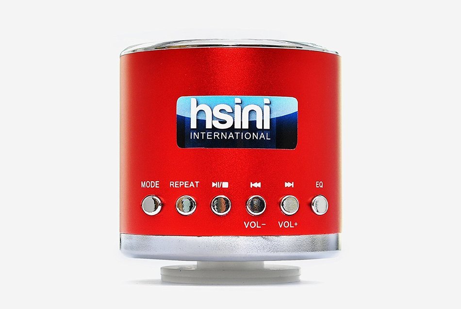 hsini Portable Mini Music SD USB Speaker for PC Mobile Phone MP3 Player - Retail Packaging - Blue N4