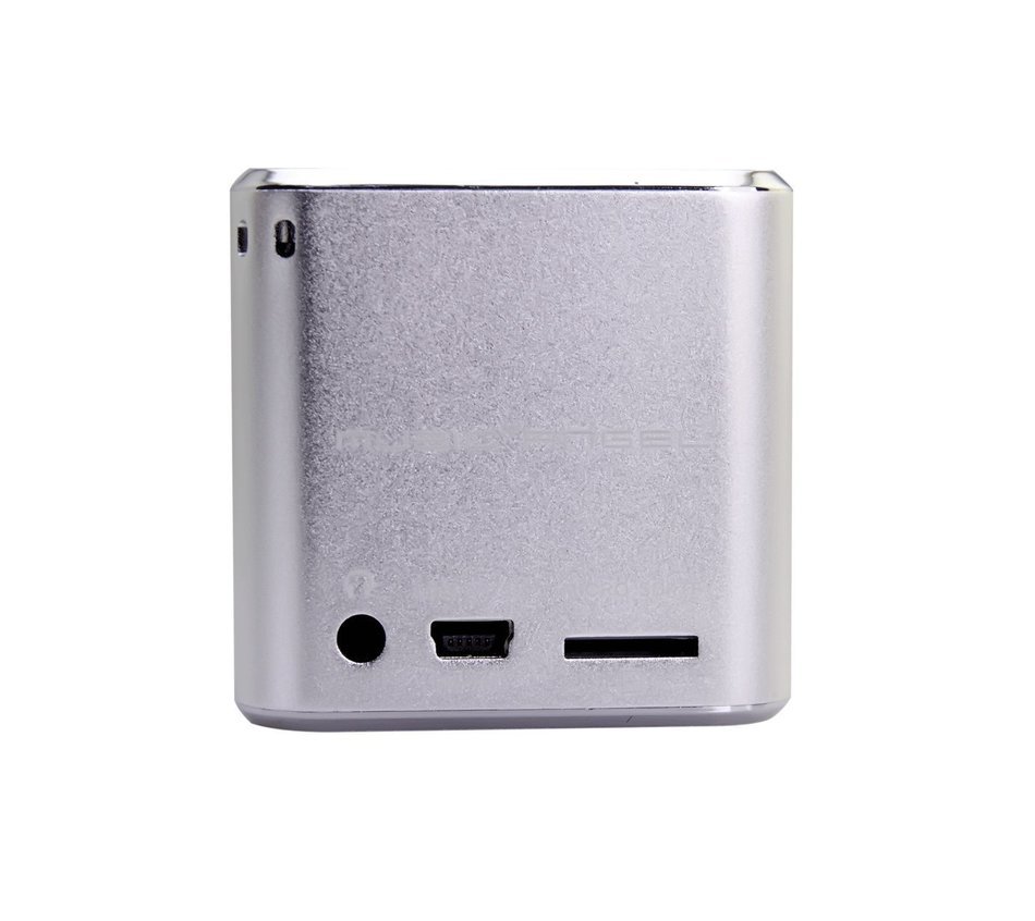 Mini Size 5*5*5cm TF card, FM radio Speaker Portable Speaker-Different Color Available, Black N3