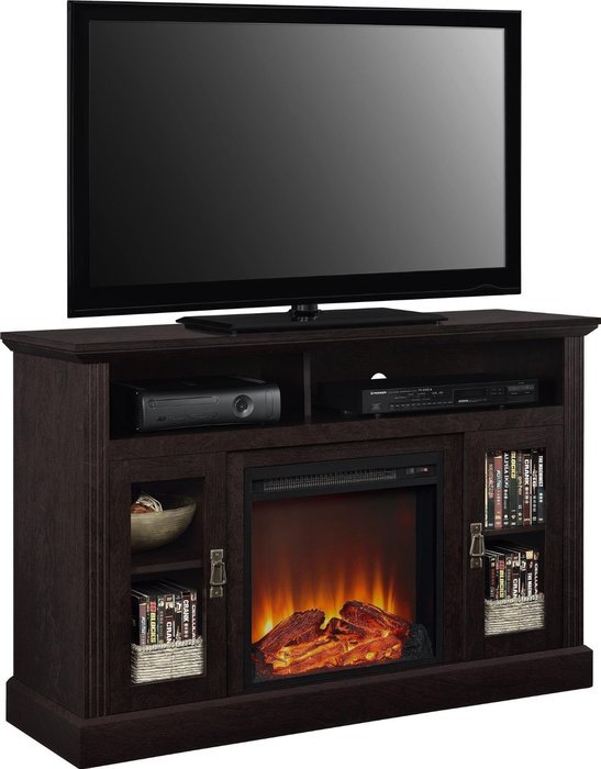 Altra Chicago 50" Fireplace TV Console, Espresso N3