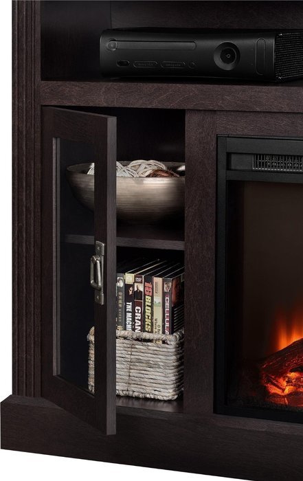 Altra Chicago 50" Fireplace TV Console, Espresso N4