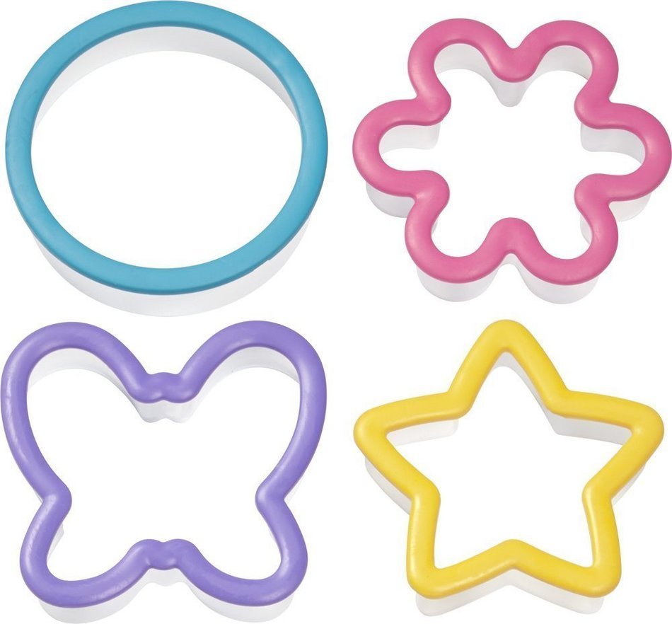 Wilton Holiday Grippy Cookie Cutters, Set of 4 N2