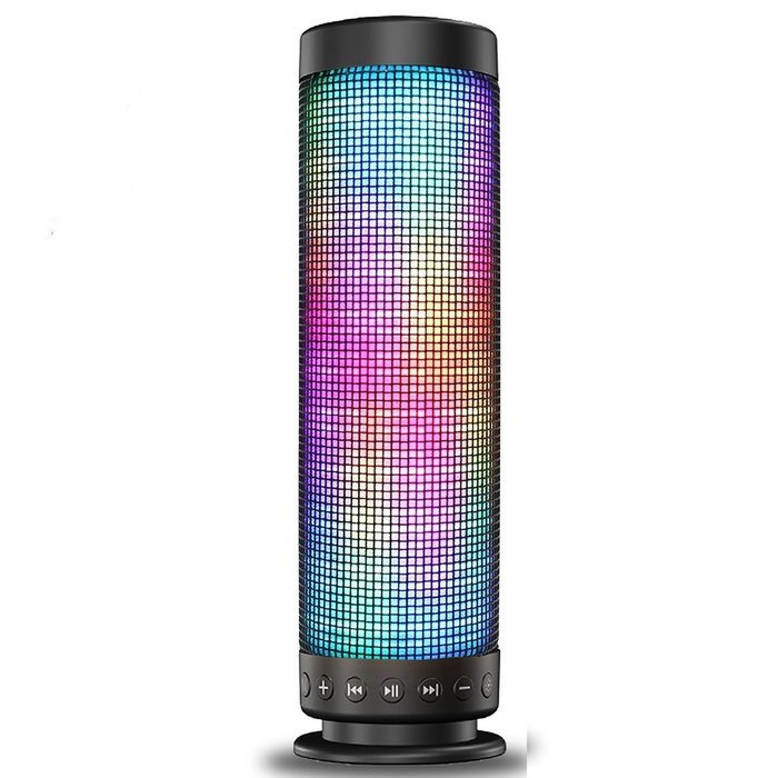 [Charging Port Improve] InaRock&reg; 10W Hi-Fi Portable Wireless Bluetooth 4.0 NFC Speaker 5 LED Light Visual Display...
