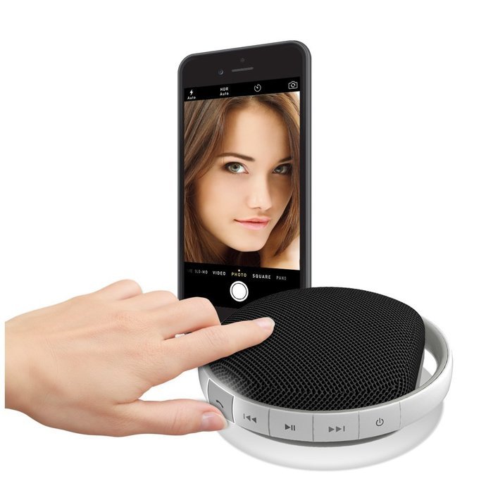 MIIKEY Portable Water-Proof Bluetooth Speaker with Built-In Microphone (Black) N3