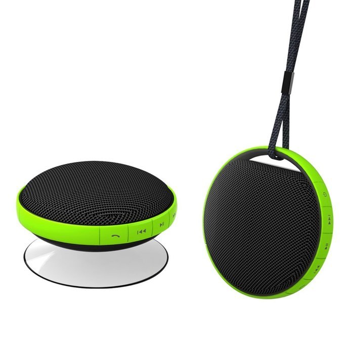 MIIKEY Portable Water-Proof Bluetooth Speaker with Built-In Microphone (Black) N4