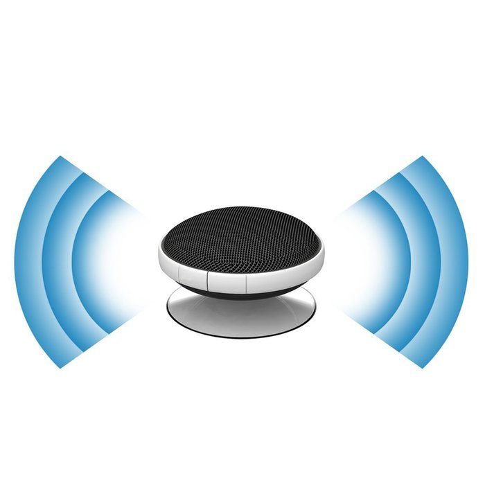 MIIKEY Portable Water-Proof Bluetooth Speaker with Built-In Microphone (Black) N5