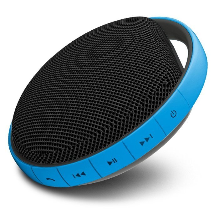 MIIKEY Portable Water-Proof Bluetooth Speaker with Built-In Microphone (Black) N9