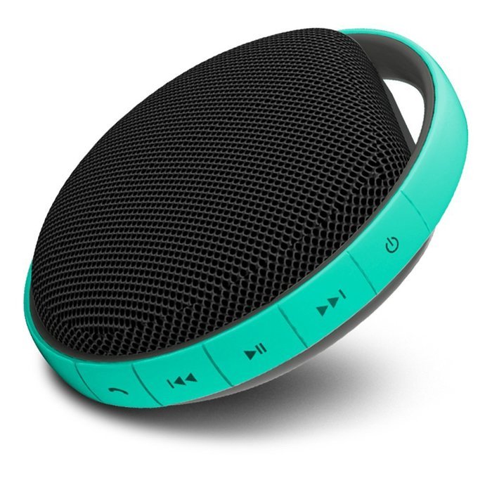 MIIKEY Portable Water-Proof Bluetooth Speaker with Built-In Microphone (Black) N10