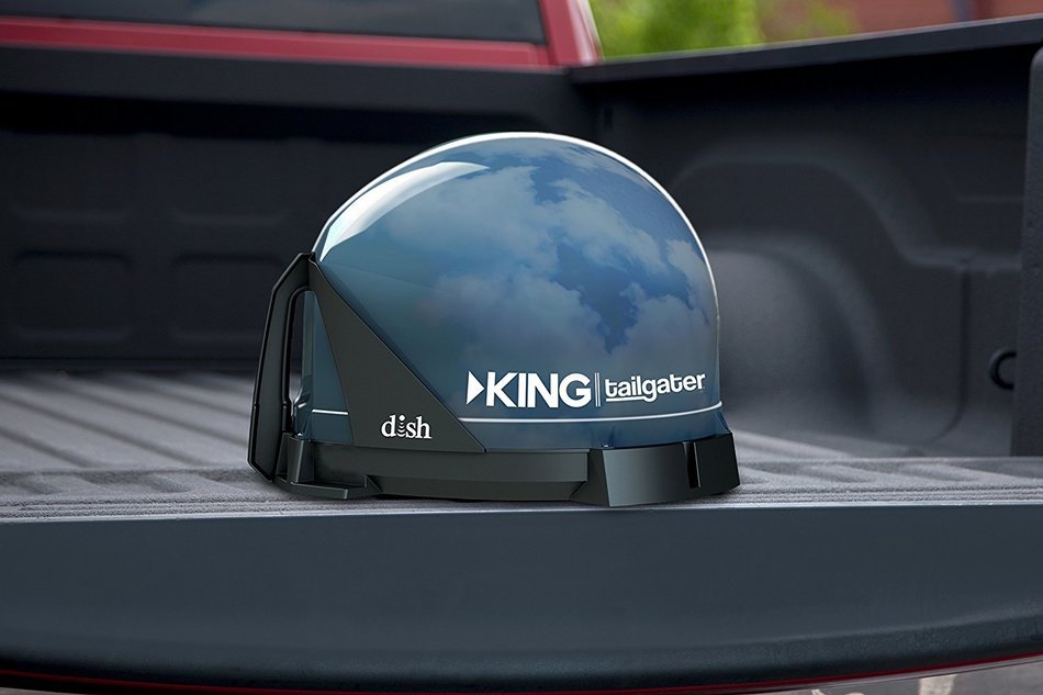 KING VQ4100 Quest Portable/Roof Mountable Satellite TV Antenna (for use with DIRECTV) N25