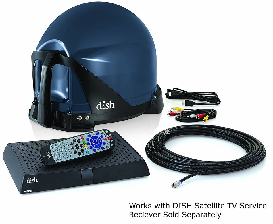 KING VQ4100 Quest Portable/Roof Mountable Satellite TV Antenna (for use with DIRECTV) N29