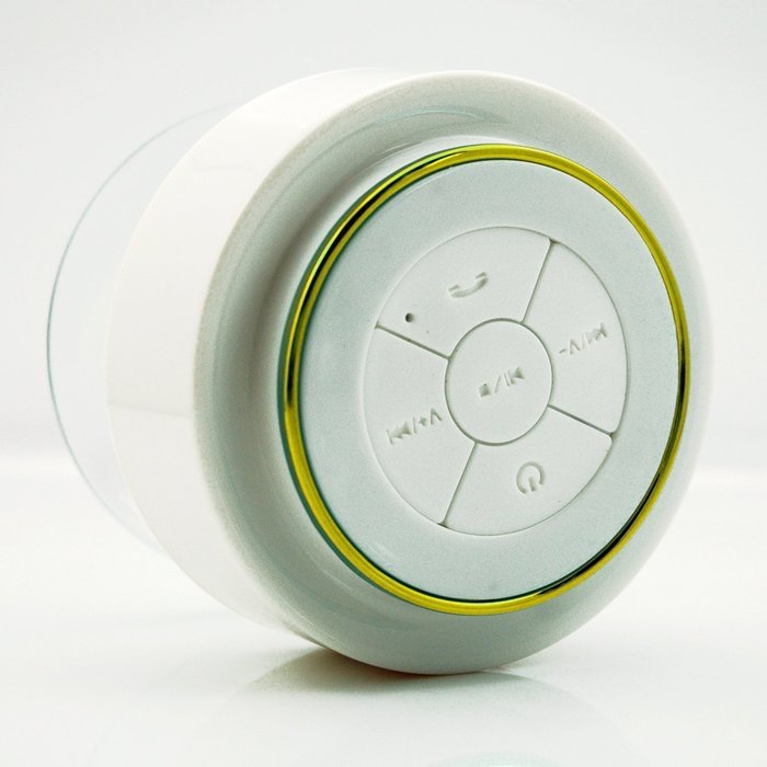 KONG KIM IPX7 100% Waterproof & Dust-proof Floating Bluetooth Shower Speaker - Compatible with all Bluetooth devices... N8