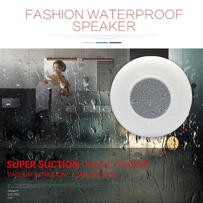 Protech Bluetooth Waterproof Ipx4 Shower Wireless Speaker 3 0 Mini