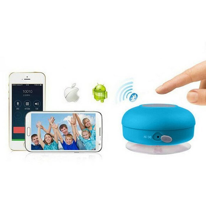Protech Bluetooth Waterproof IPx4 Shower Wireless Speaker 3.0, Mini Water Resistant Wireless Shower Speaker, Handsfree... N12
