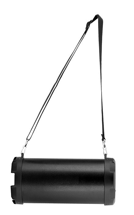 Woozik S21 Portable Indoor/Outdoor Bluetooth Speaker with Back-Lit LED Light, FM Radio Function and Carrying Strap N4