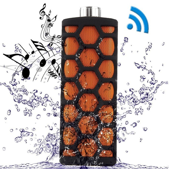 Mindkoo Wireless Bluetooth Speaker(Waterproof, Shockproof, Dustproof & Anti-scratch),Bluetooth V3.0 Rechargeable...