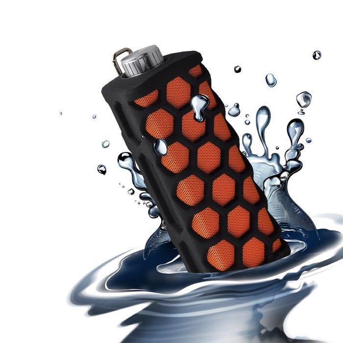 Mindkoo Wireless Bluetooth Speaker(Waterproof, Shockproof, Dustproof & Anti-scratch),Bluetooth V3.0 Rechargeable... N2