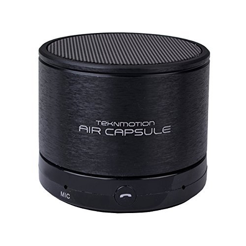 Teknmotion Air Capsule Bluetooth Speaker (Black) TM-AIRCB
