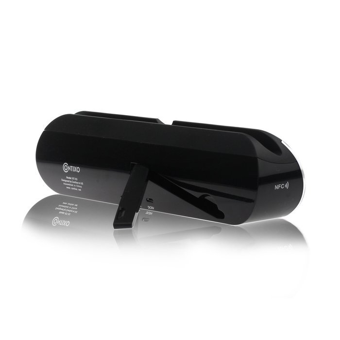 Contixo Portable Wireless Bluetooth v4.0 Stereo Speaker Stand w/ Viewing Cradle, Dual-Driver, Enhanced Bass Boost... N21