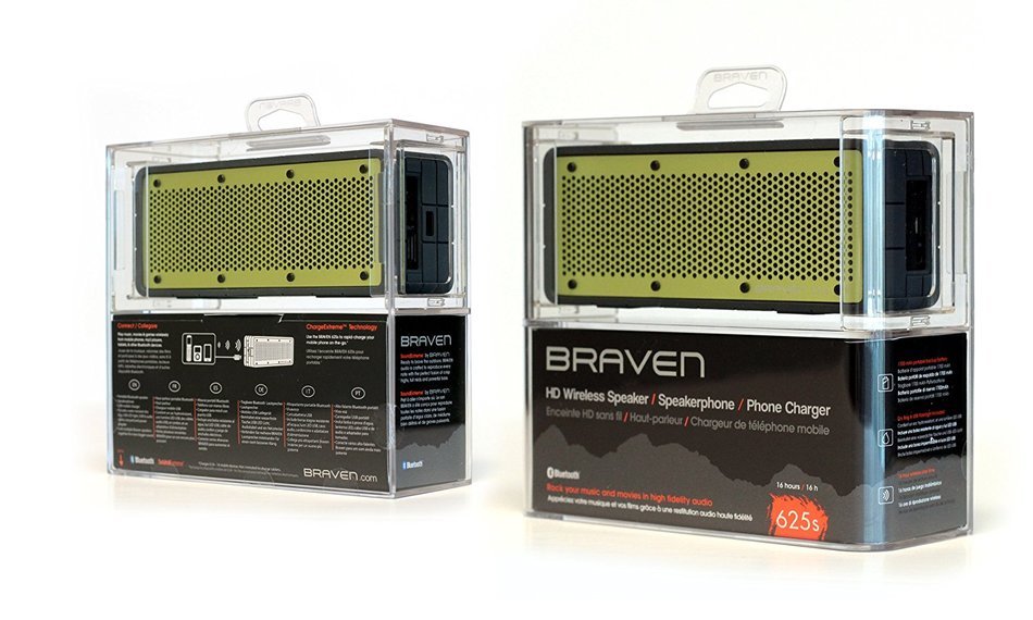 BRAVEN 625s Portable Wireless Bluetooth Speaker [12 Hour Playtime][Water Resistant] Built-In 1700 mAh Power Bank...