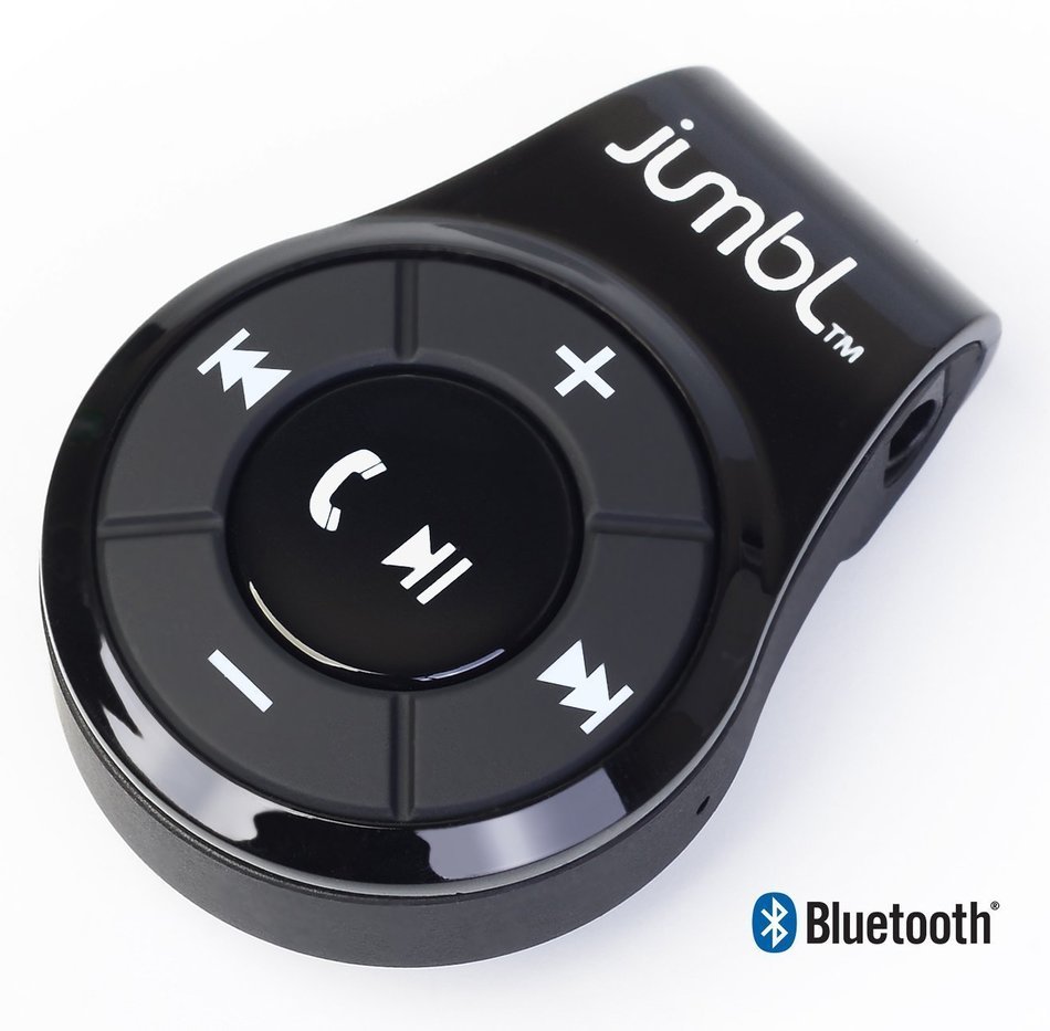 Jumbl&trade; Bluetooth Hands-Free Calling & A2DP Audio Streaming Adapter/Receiver for 3.5mm Devices - Converts Wired...