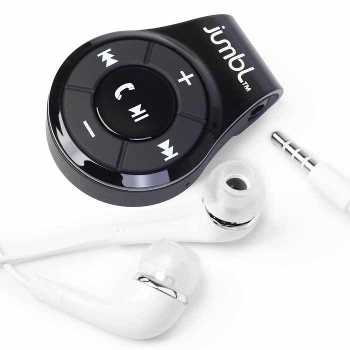 Jumbl&trade; Bluetooth Hands-Free Calling & A2DP Audio Streaming Adapter/Receiver for 3.5mm Devices - Converts Wired... N3