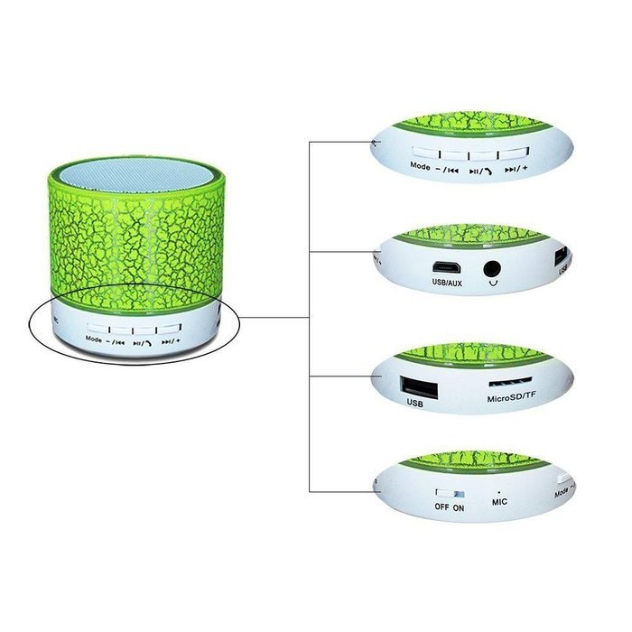 niceEshop(TM) Mini Portable Bluetooth Speaker, Superb Stereo Sound , Enhanced Bass, Long Range Wireless Speaker... N2