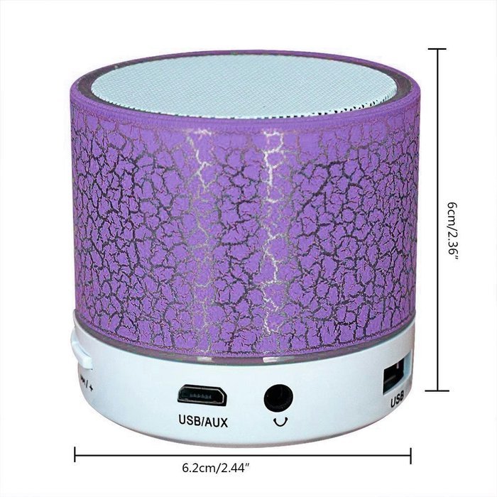 niceEshop(TM) Mini Portable Bluetooth Speaker, Superb Stereo Sound , Enhanced Bass, Long Range Wireless Speaker... N10
